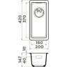 Мойка OMOIKIRI KATA 20-U-DC Artgranit/темный шоколад 4993374
