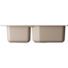 Мойка OMOIKIRI MARU 86-2-SA Tetogranit/бежевый 4993286
