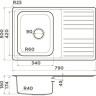 Мойка OMOIKIRI SAGAMI 79-IN унив./нерж.сталь NEW 4993735