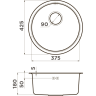 Мойка OMOIKIRI TOYA 42-U/IF-IN нерж.сталь/нержавеющая сталь 4993186
